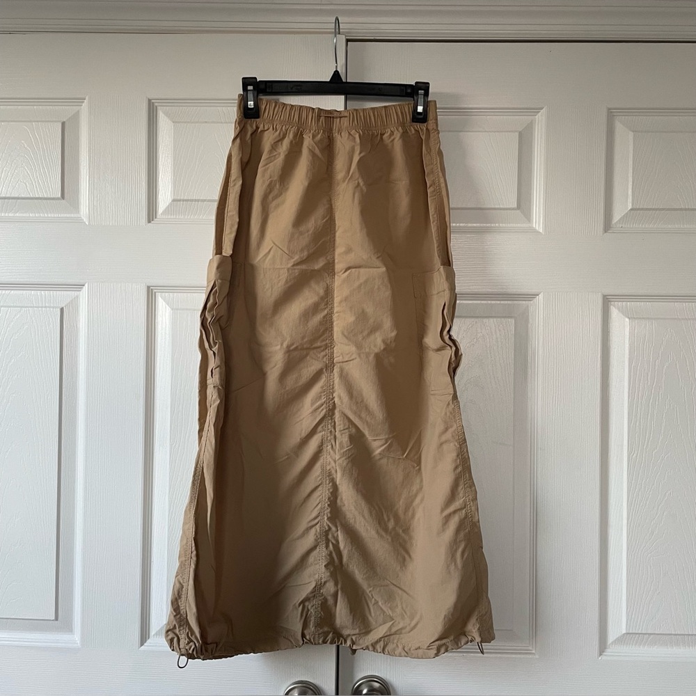 Cargo Tan Women's Midi Skirt